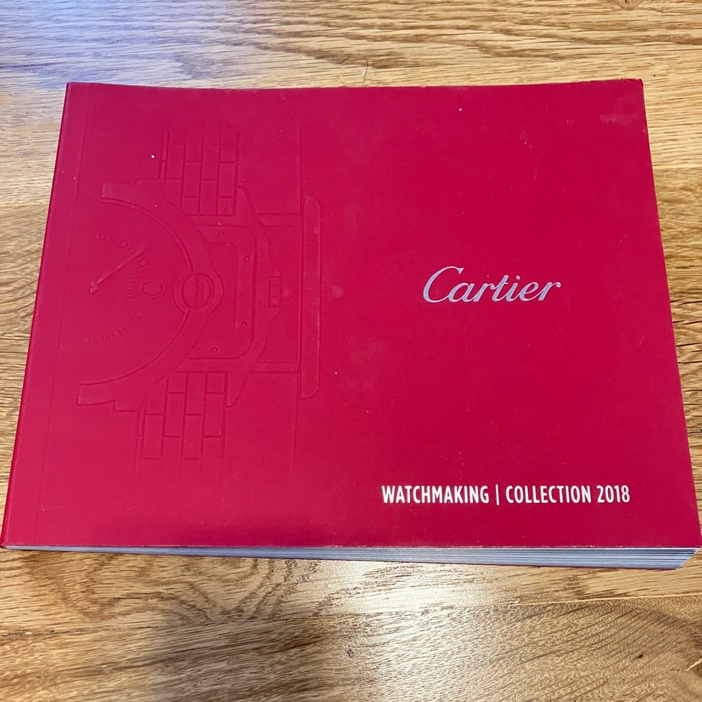 Authentic Cartier Watchmaking Collection Watch Book Catalog 2018